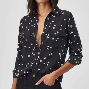 ❤️ Equipment Slim Signature shirt “Starry Night” Print Size XS